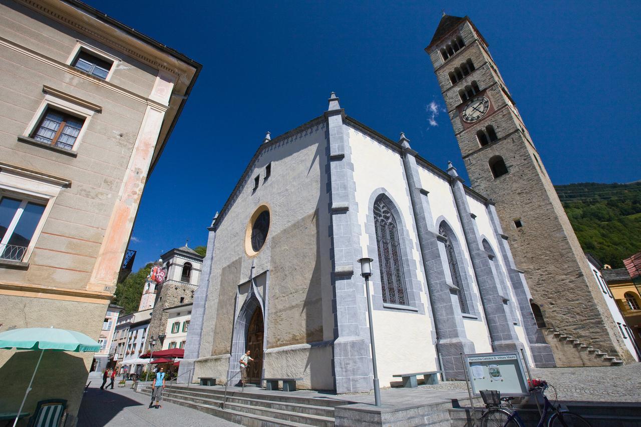 Hotel Centrale, Typically Swiss Poschiavo Dış mekan fotoğraf